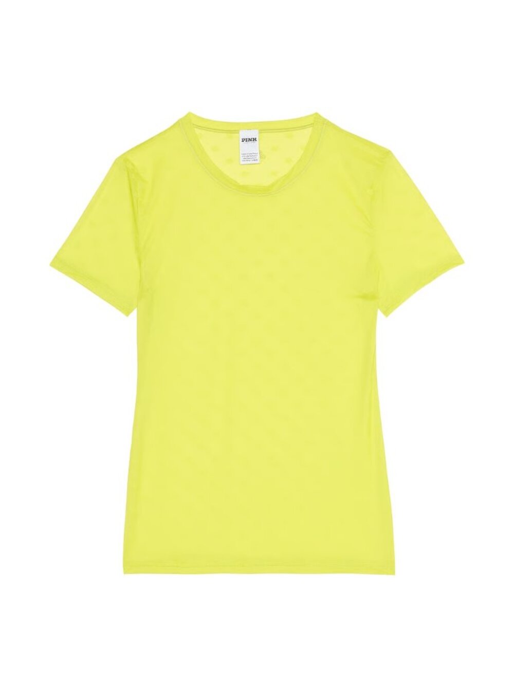 BASE DAISY SHEER SHORT SLEEVE TEE BY PINK